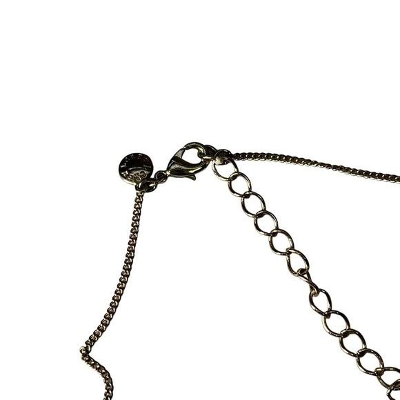 J Crew Green Polished Stone Gold Necklace - Picture 4 of 8